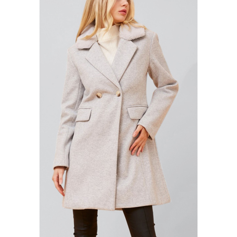 Image 978418_ALTMORE11.jpg, Product 978-418 / Price $99.98, Annick Freja Coat Double Breasted Removable Faux Fur Collar from ANNICK on TSC.ca's Fashion department