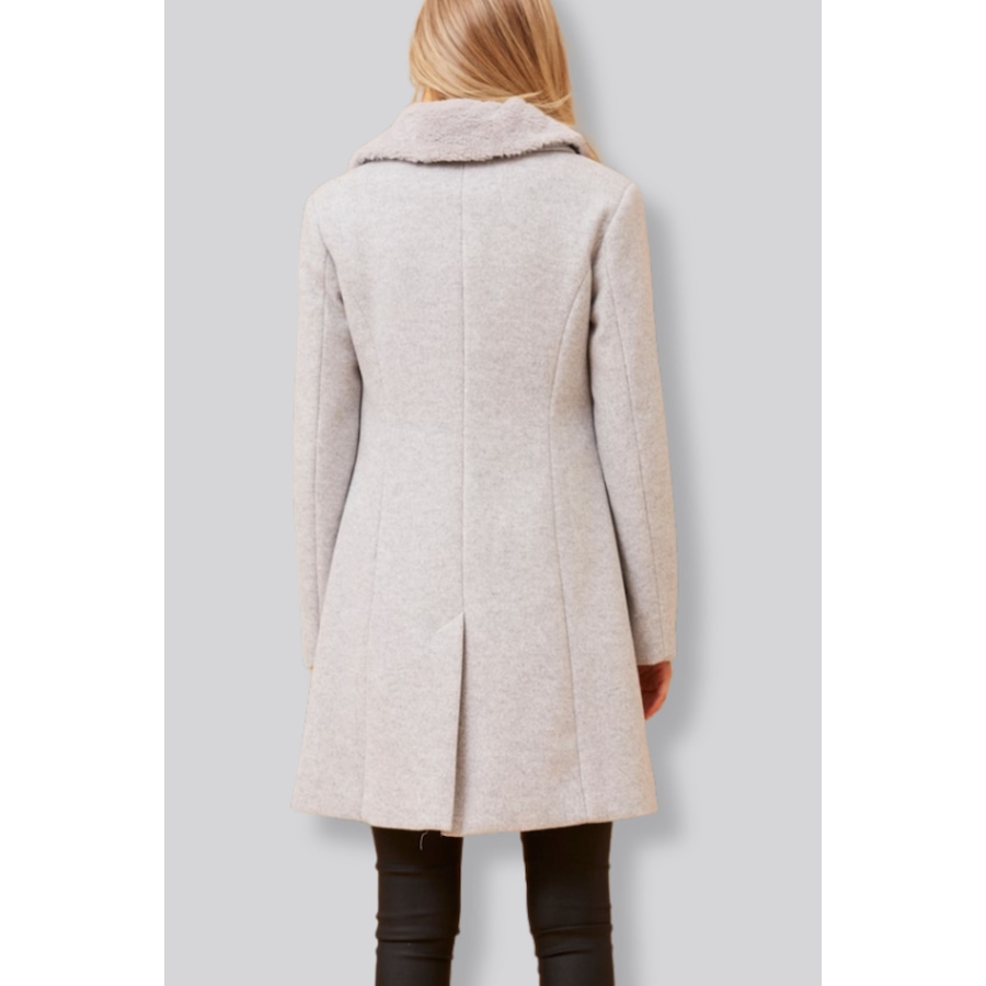 Image 978418_ALTMORE4.jpg, Product 978-418 / Price $99.98, Annick Freja Coat Double Breasted Removable Faux Fur Collar from ANNICK on TSC.ca's Fashion department