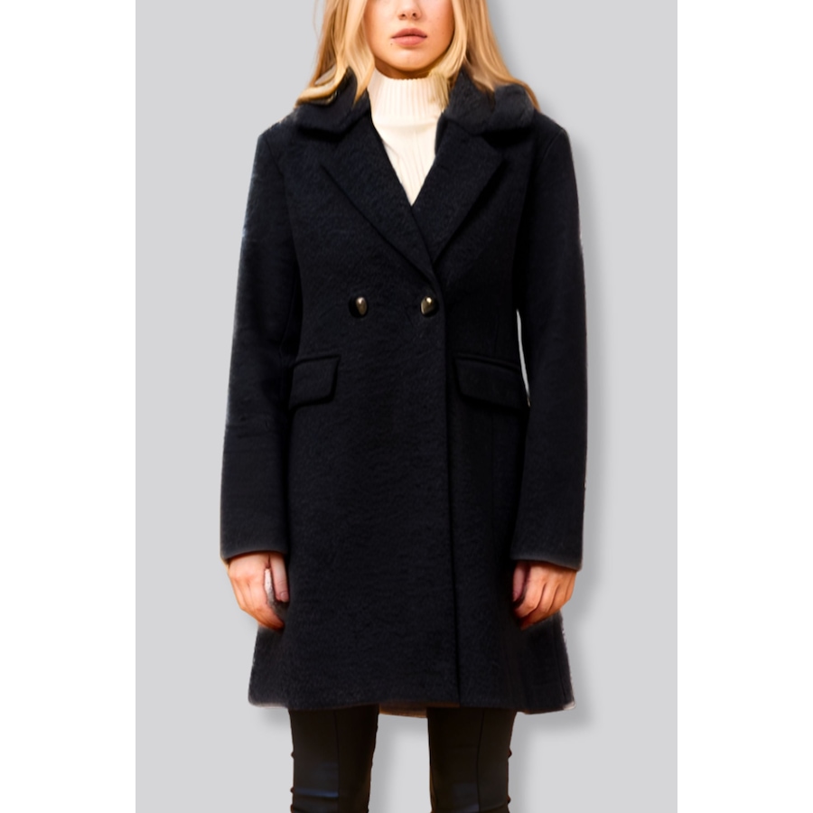 Image 978418_ST02.jpg, Product 978-418 / Price $99.98, Annick Freja Coat Double Breasted Removable Faux Fur Collar from ANNICK on TSC.ca's Fashion department