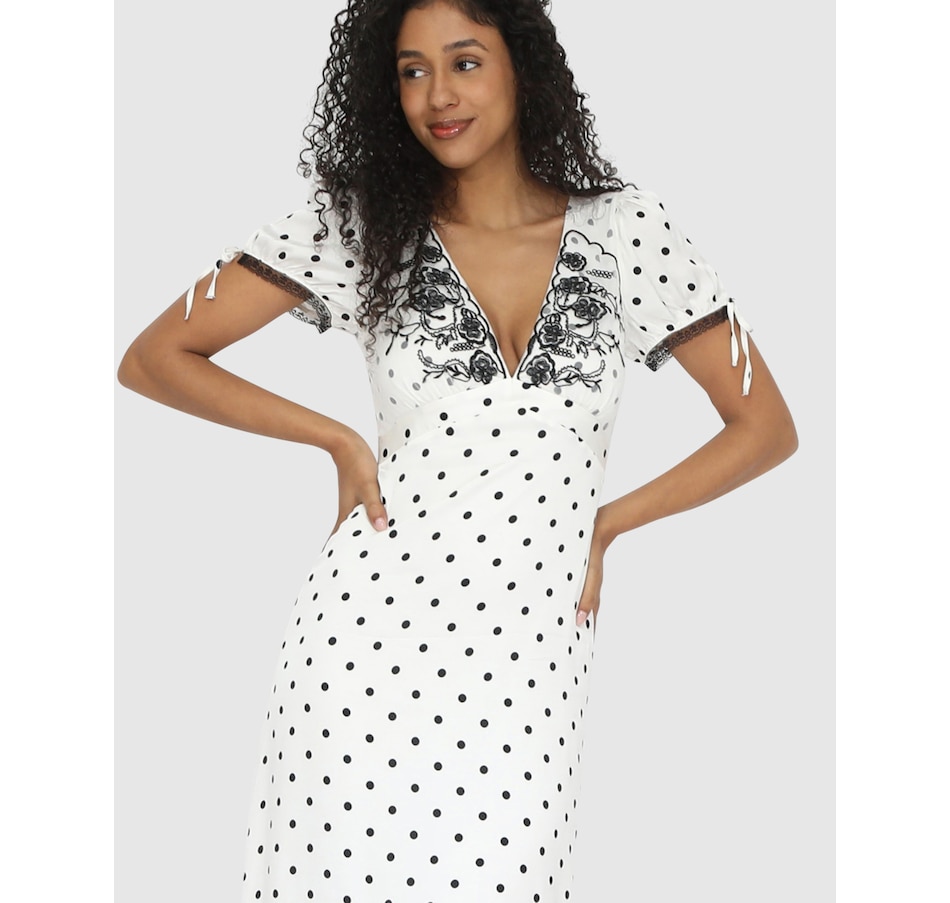 Image 978419_ALTMORE4.jpg, Product 978-419 / Price $91.98, belle & bloom You & I Polka Dot Midi Dress from belle & bloom on TSC.ca's Fashion department
