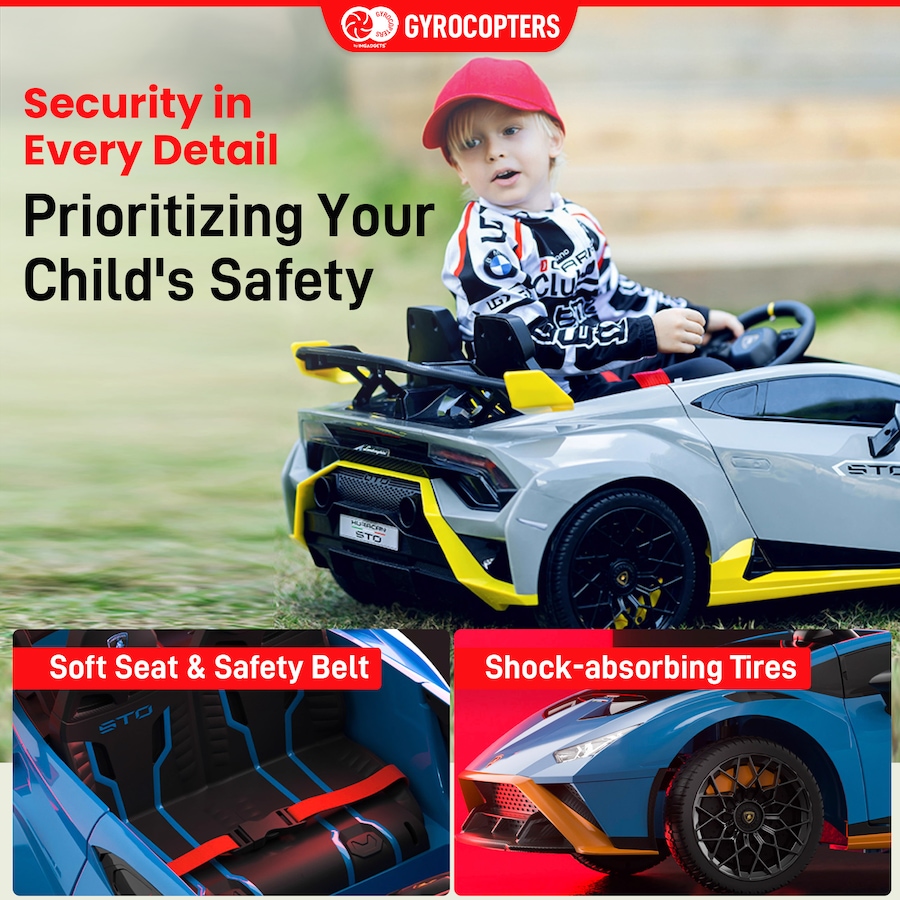 Image 978823_ALTMORE1.jpg, Product 978-823 / Price $381.99 - $382.99, Lamborghini Kids Two-Seater Huracan STO Ride-on Car | Two Seater from IMGadgets on TSC.ca's Toys & Hobbies department
