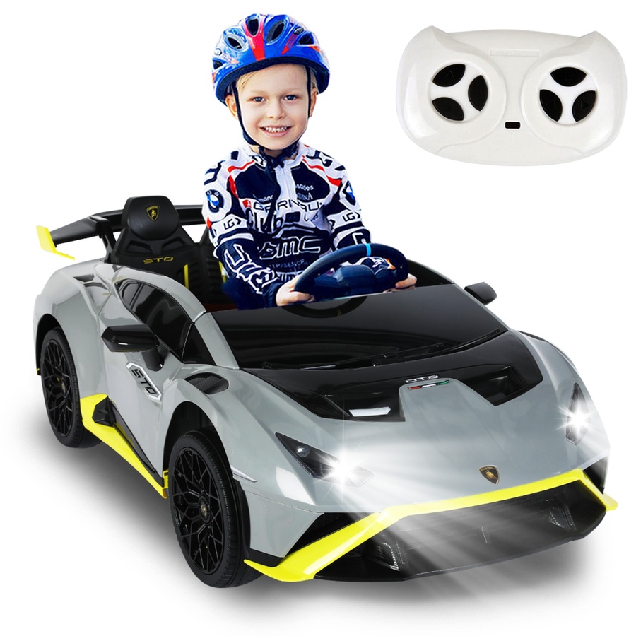 Image 978823_ST01.jpg, Product 978-823 / Price $381.99 - $382.99, Lamborghini Kids Two-Seater Huracan STO Ride-on Car | Two Seater from IMGadgets on TSC.ca's Toys & Hobbies department
