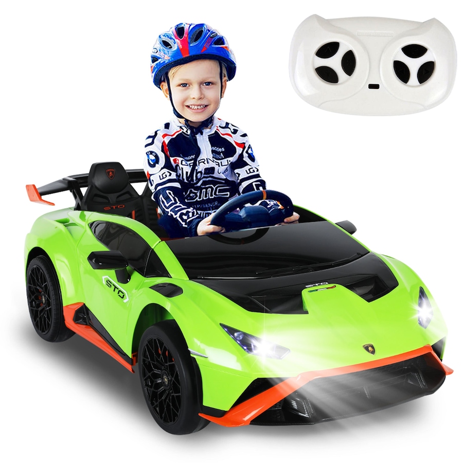 Image 978823_ST04.jpg, Product 978-823 / Price $381.99 - $382.99, Lamborghini Kids Two-Seater Huracan STO Ride-on Car | Two Seater from IMGadgets on TSC.ca's Toys & Hobbies department
