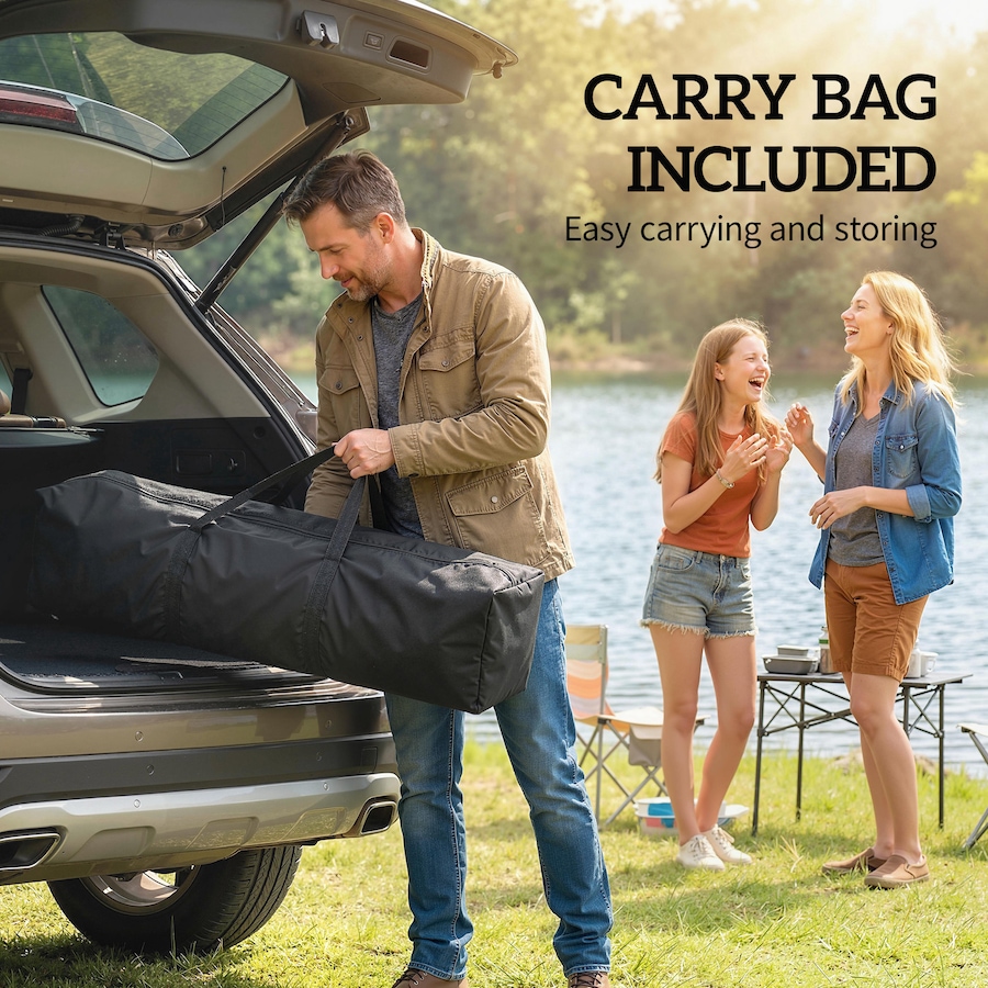 Image 980666_ALTMORE8.jpg, Product 980-666 / Price $129.99, Outsunny 8 x 8 ft Pop Up Canopy Tent with 1-Button Push Easy Setup, Beige from Outsunny on TSC.ca's Home & Garden department