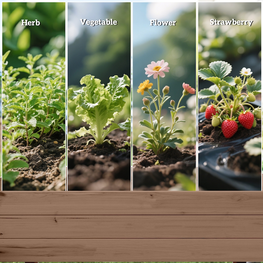 Image 980675_ALTMORE7.jpg, Product 980-675 / Price $144.99, Outsunny 2 Tier Raised Garden Bed, Wooden Elevated Planter Box, Carbonised from Outsunny on TSC.ca's Home & Garden department