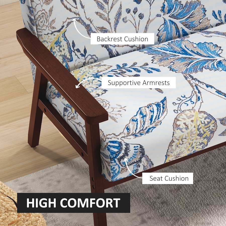 Image 980689_ALTMORE4.jpg, Product 980-689 / Price $239.99, HOMCOM Loveseat Sofa Modern 2 Seater Couch with Rubber Wood Frame from HOMCOM on TSC.ca's Home & Garden department