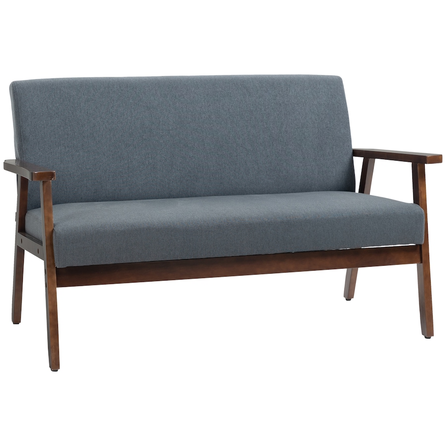 Image 980689_ST02.jpg, Product 980-689 / Price $239.99, HOMCOM Loveseat Sofa Modern 2 Seater Couch with Rubber Wood Frame from HOMCOM on TSC.ca's Home & Garden department