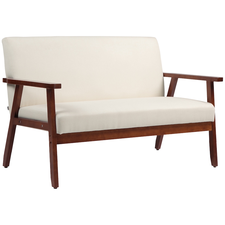 Image 980689_ST03.jpg, Product 980-689 / Price $239.99, HOMCOM Loveseat Sofa Modern 2 Seater Couch with Rubber Wood Frame from HOMCOM on TSC.ca's Home & Garden department