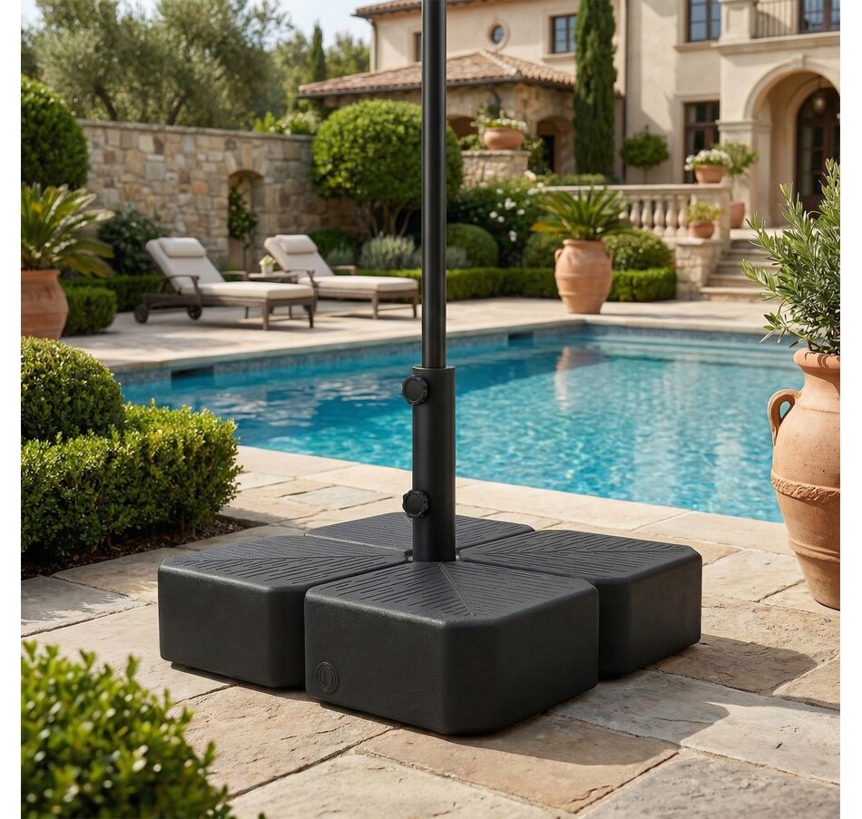 Image 980696_ALTMORE7.jpg, Product 980-696 / Price $74.99, Patio Umbrella Base with Wheels for for 1.5"/1.9" Poles, Black from Outsunny on TSC.ca's Home & Garden department