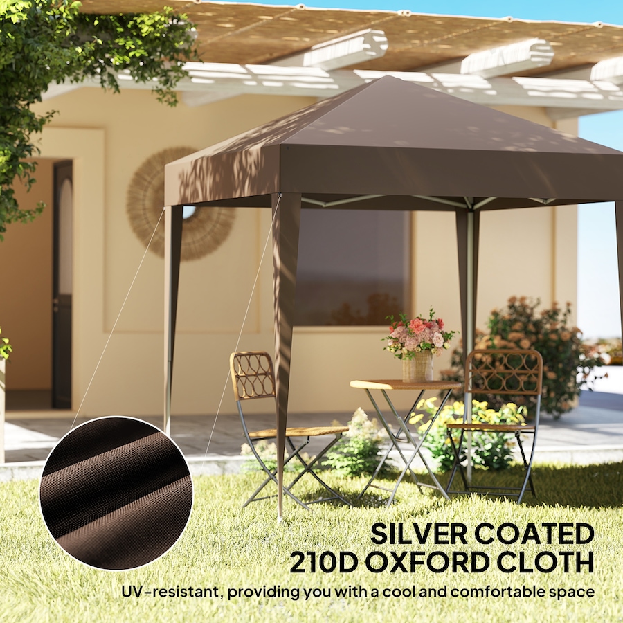 Image 980714_ALTMORE4.jpg, Product 980-714 / Price $119.99, Outsunny 6.6'x6.6' Pop Up Canopy Tent for Outdoor, Garden, Patio, Coffee from Outsunny on TSC.ca's Home & Garden department