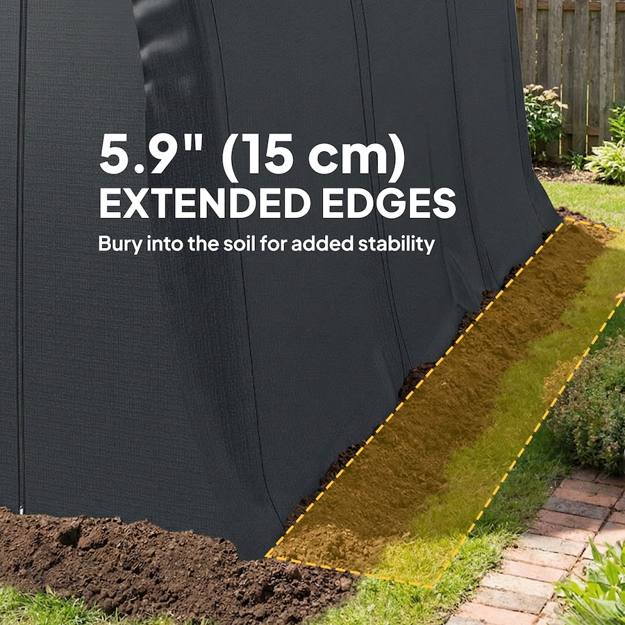 Image 980718_ALTMORE7.jpg, Product 980-718 / Price $359.99, Outsunny 10' x 15' Heavy Duty Carport, Portable Garage with Door, Dark Grey from Outsunny on TSC.ca's Home & Garden department