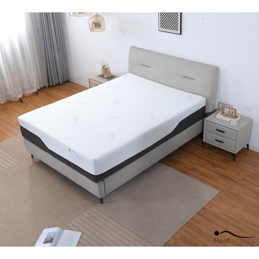 Image 980722_ALTMORE1.png, Product 980-722 / Price $1,099.99 - $1,449.99, Rest Therapy 12 Inch Revive Ice Silk Cool Gel Memory Foam Mattress from Rest Therapy on TSC.ca's Home & Garden department