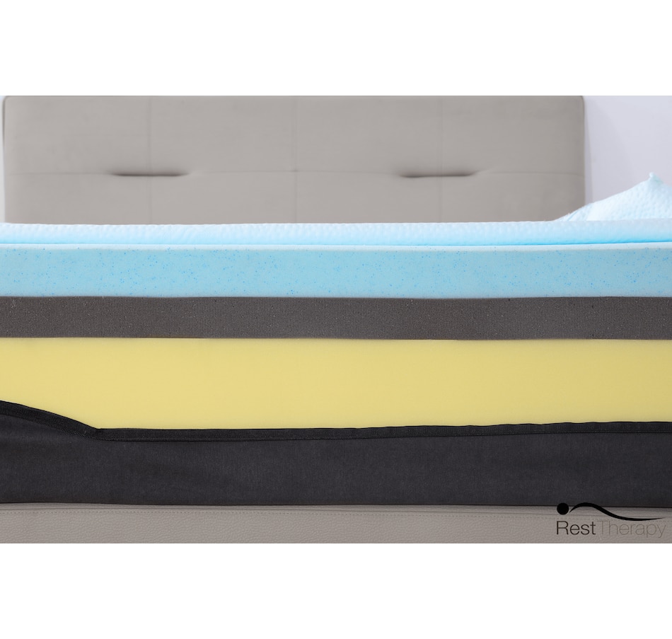 Image 980722_ALTMORE11.png, Product 980-722 / Price $939.99 - $1,199.99, Rest Therapy 12 Inch Revive Ice Silk Cool Gel Memory Foam Mattress from Rest Therapy on TSC.ca's Home & Garden department