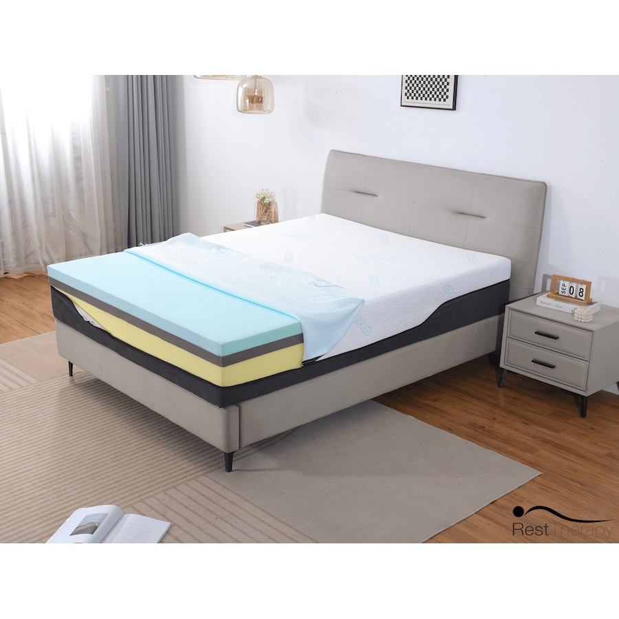Image 980722_ALTMORE27.png, Product 980-722 / Price $1,099.99 - $1,449.99, Rest Therapy 12 Inch Revive Ice Silk Cool Gel Memory Foam Mattress from Rest Therapy on TSC.ca's Home & Garden department