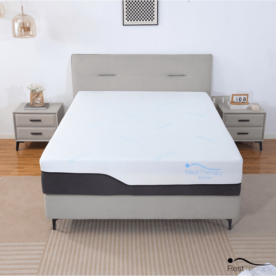 Image 980722_ALTMORE3.png, Product 980-722 / Price $1,099.99 - $1,449.99, Rest Therapy 12 Inch Revive Ice Silk Cool Gel Memory Foam Mattress from Rest Therapy on TSC.ca's Home & Garden department