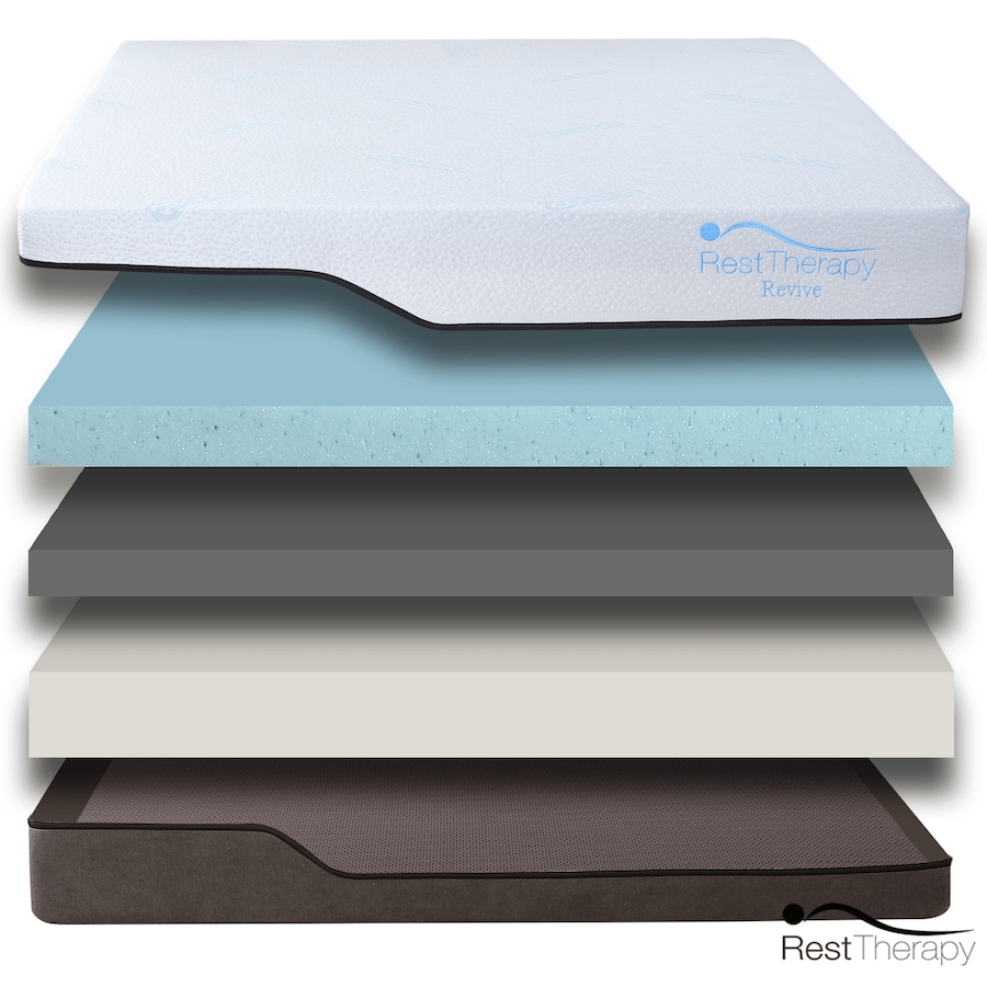 Image 980722_ALTMORE31.png, Product 980-722 / Price $1,099.99 - $1,449.99, Rest Therapy 12 Inch Revive Ice Silk Cool Gel Memory Foam Mattress from Rest Therapy on TSC.ca's Home & Garden department