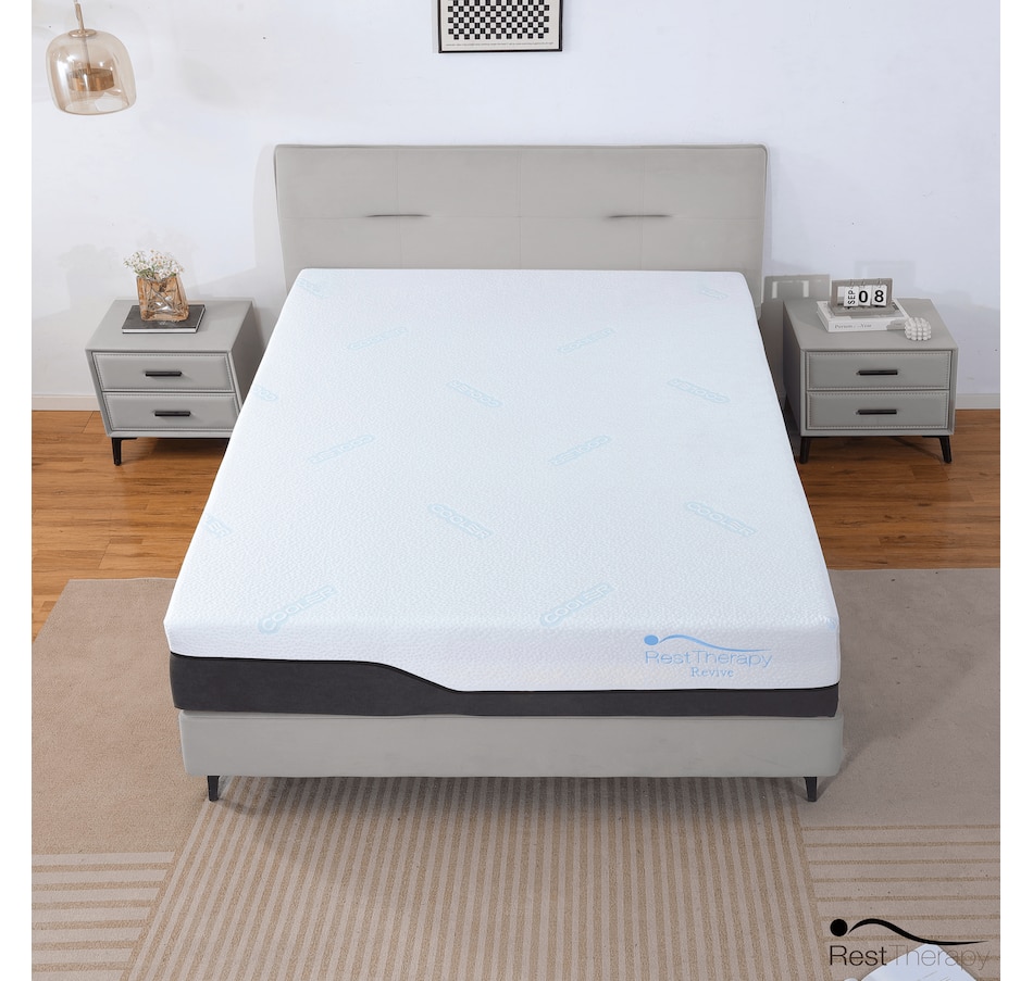 Image 980722_ALTMORE4.png, Product 980-722 / Price $939.99 - $1,199.99, Rest Therapy 12 Inch Revive Ice Silk Cool Gel Memory Foam Mattress from Rest Therapy on TSC.ca's Home & Garden department