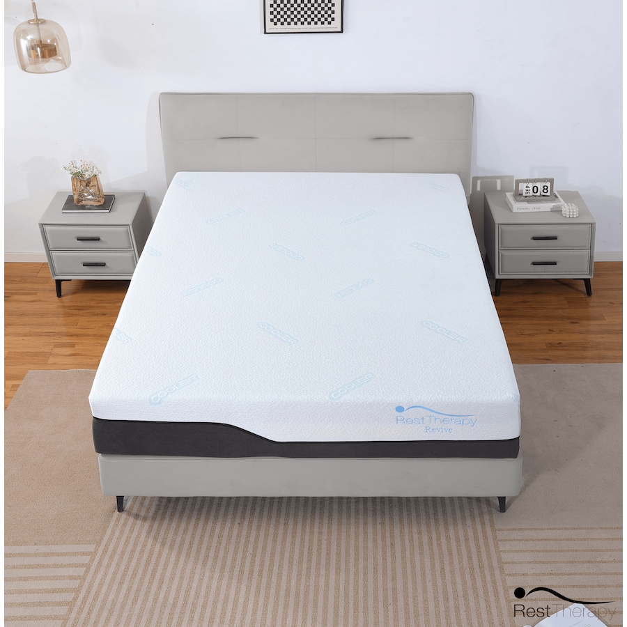 Image 980722_ALTMORE4.png, Product 980-722 / Price $1,099.99 - $1,449.99, Rest Therapy 12 Inch Revive Ice Silk Cool Gel Memory Foam Mattress from Rest Therapy on TSC.ca's Home & Garden department