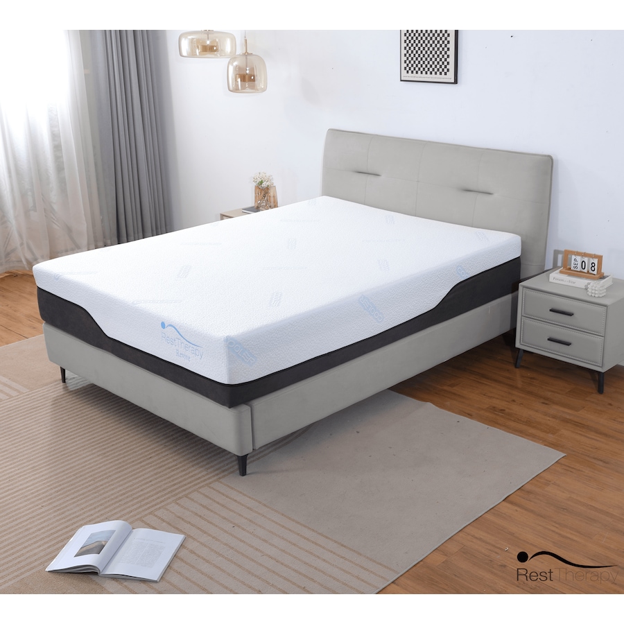 Image 980722_ST01.png, Product 980-722 / Price $1,099.99 - $1,449.99, Rest Therapy 12 Inch Revive Ice Silk Cool Gel Memory Foam Mattress from Rest Therapy on TSC.ca's Home & Garden department