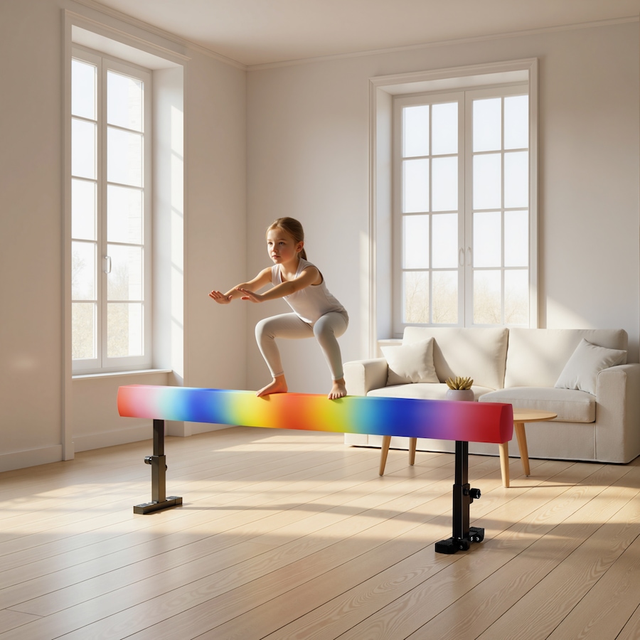 Image 980725_ALTMORE7.jpg, Product 980-725 / Price $104.99, Soozier Adjustable Balance Beam Gymnastics Beam with Wheels for 6+ Years from Soozier on TSC.ca's Health & Fitness department