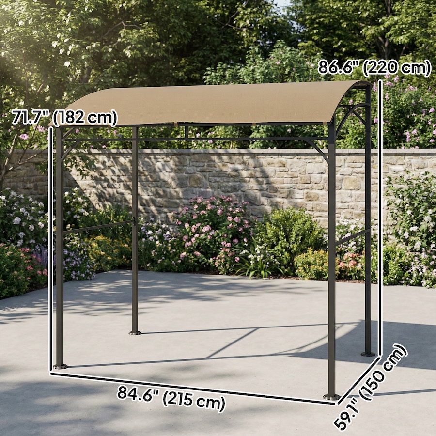 Image 980728_ALTMORE11.jpg, Product 980-728 / Price $139.99, Outsunny 7' x 5' BBQ Grill Gazebo Tent with Steel Frame Hooks from Outsunny on TSC.ca's Home & Garden department