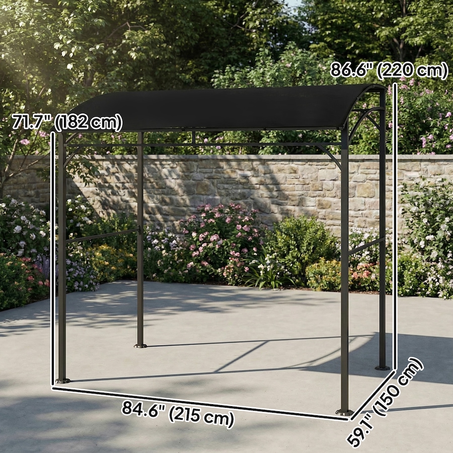Image 980728_ALTMORE2.jpg, Product 980-728 / Price $139.99, Outsunny 7' x 5' BBQ Grill Gazebo Tent with Steel Frame Hooks from Outsunny on TSC.ca's Home & Garden department