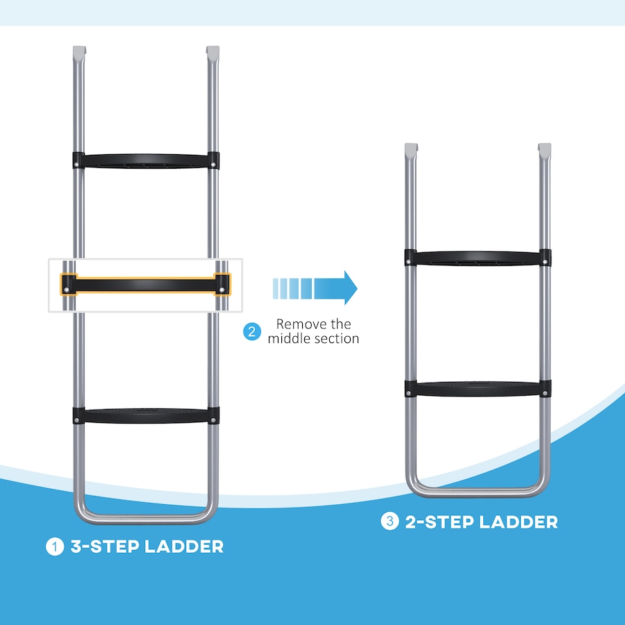 Image 980731_ALTMORE12.jpg, Product 980-731 / Price $36.99, Soozier Trampoline Ladder 2/3 Steps Outdoor Trampoline Ladder from Soozier on TSC.ca's Health & Fitness department
