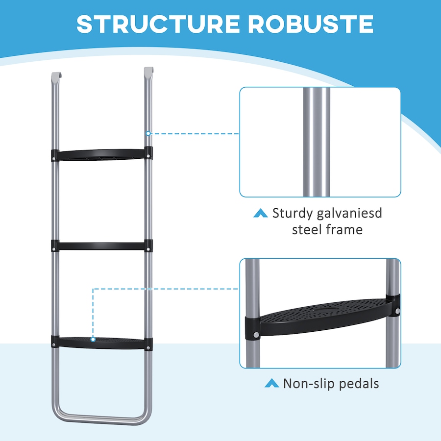 Image 980731_ALTMORE13.jpg, Product 980-731 / Price $36.99, Soozier Trampoline Ladder 2/3 Steps Outdoor Trampoline Ladder from Soozier on TSC.ca's Health & Fitness department