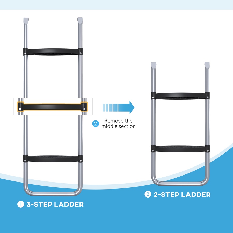 Image 980731_ALTMORE3.jpg, Product 980-731 / Price $36.99, Soozier Trampoline Ladder 2/3 Steps Outdoor Trampoline Ladder from Soozier on TSC.ca's Health & Fitness department