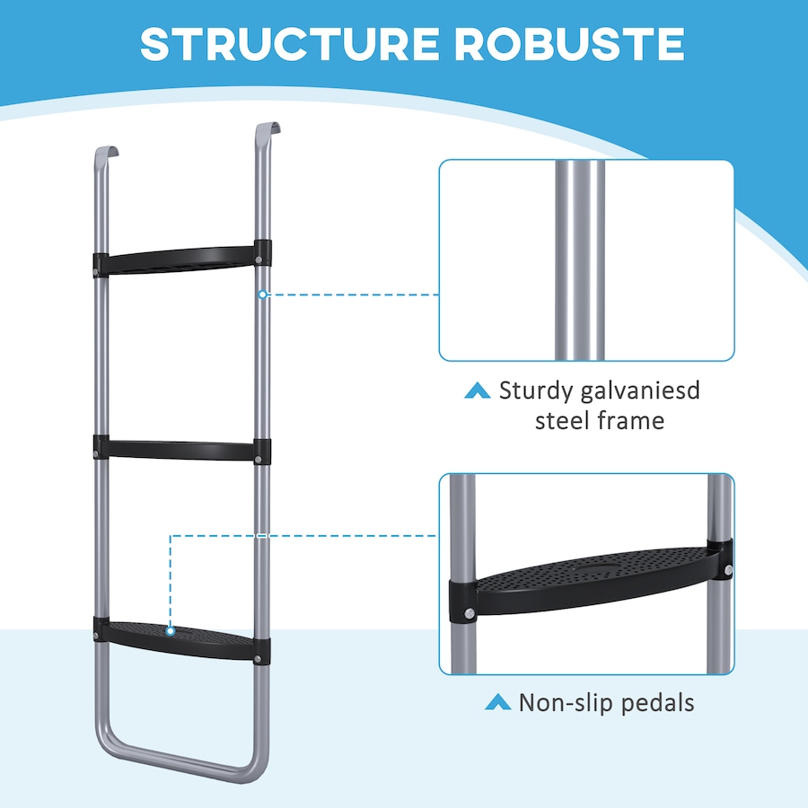 Image 980731_ALTMORE4.jpg, Product 980-731 / Price $36.99, Soozier Trampoline Ladder 2/3 Steps Outdoor Trampoline Ladder from Soozier on TSC.ca's Health & Fitness department