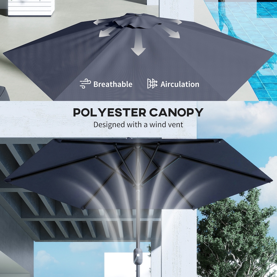 Image 980732_ALTMORE30.jpg, Product 980-732 / Price $64.99, Outsunny Patio Sun Umbrella, Outdoor Parasol with 6 Ribs from Outsunny on TSC.ca's Home & Garden department