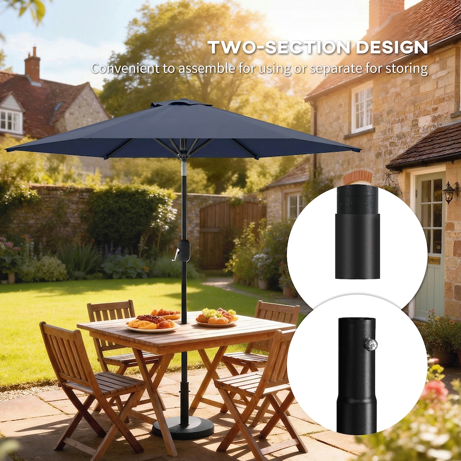 Image 980732_ALTMORE31.jpg, Product 980-732 / Price $64.99, Outsunny Patio Sun Umbrella, Outdoor Parasol with 6 Ribs from Outsunny on TSC.ca's Home & Garden department