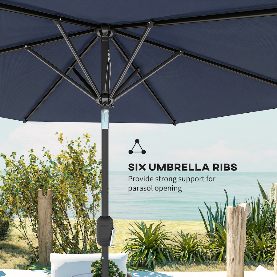Image 980732_ALTMORE32.jpg, Product 980-732 / Price $64.99, Outsunny Patio Sun Umbrella, Outdoor Parasol with 6 Ribs from Outsunny on TSC.ca's Home & Garden department