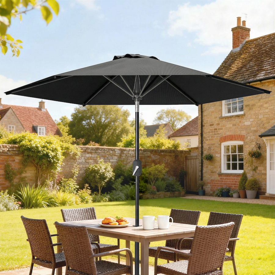 Image 980732_ALTMORE34.jpg, Product 980-732 / Price $64.99, Outsunny Patio Sun Umbrella, Outdoor Parasol with 6 Ribs from Outsunny on TSC.ca's Home & Garden department