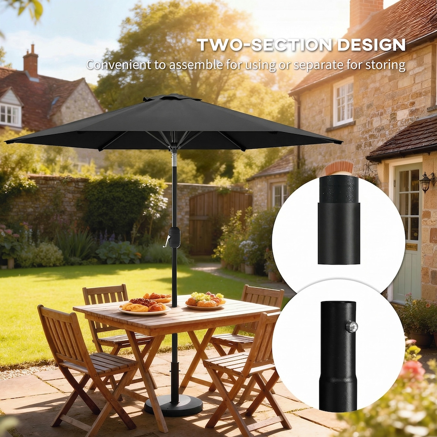 Image 980732_ALTMORE39.jpg, Product 980-732 / Price $64.99, Outsunny Patio Sun Umbrella, Outdoor Parasol with 6 Ribs from Outsunny on TSC.ca's Home & Garden department