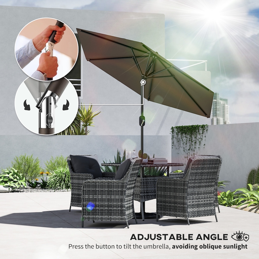 Image 980732_ALTMORE4.jpg, Product 980-732 / Price $64.99, Outsunny Patio Sun Umbrella, Outdoor Parasol with 6 Ribs from Outsunny on TSC.ca's Home & Garden department