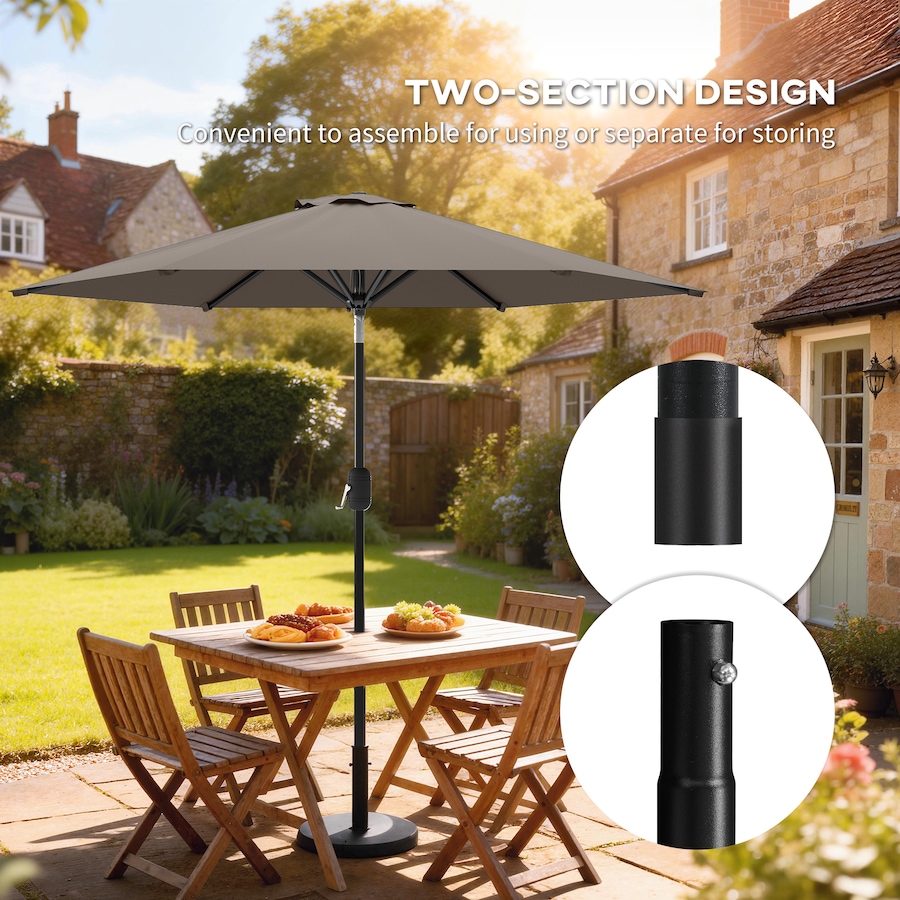 Image 980732_ALTMORE6.jpg, Product 980-732 / Price $64.99, Outsunny Patio Sun Umbrella, Outdoor Parasol with 6 Ribs from Outsunny on TSC.ca's Home & Garden department