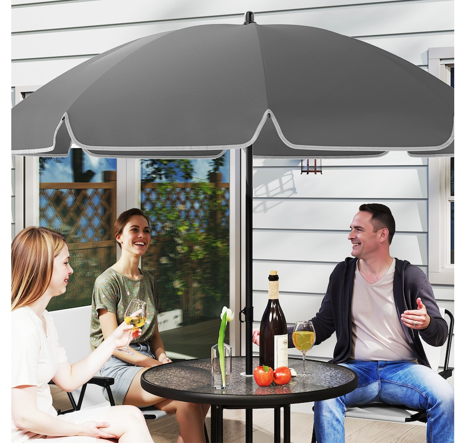 Image 980739_ALTMORE7.jpg, Product 980-739 / Price $199.99 - $209.99, Outsunny Patio Dining Set with Umbrella, Folding Outdoor Patio Set from Outsunny on TSC.ca's Home & Garden department