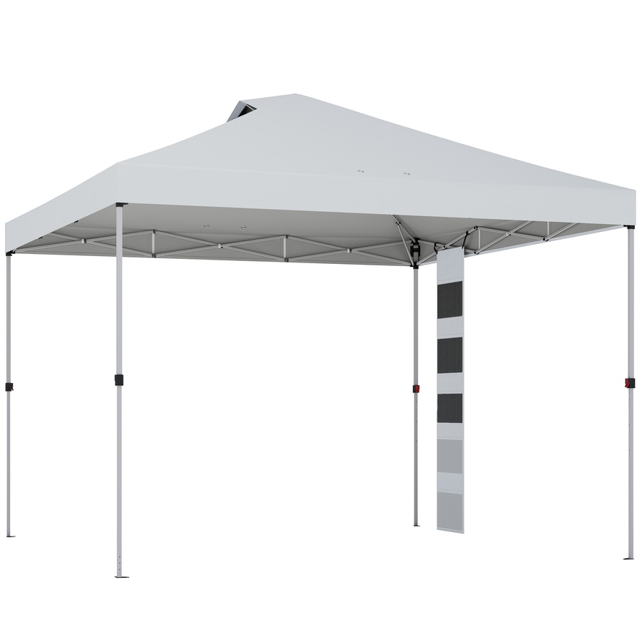 Image 980743_ST01.jpg, Product 980-743 / Price $129.99, Outsunny 9.6 x 9.6 ft Pop Up Canopy Tent with Pockets, 1-Button Push from Outsunny on TSC.ca's Home & Garden department