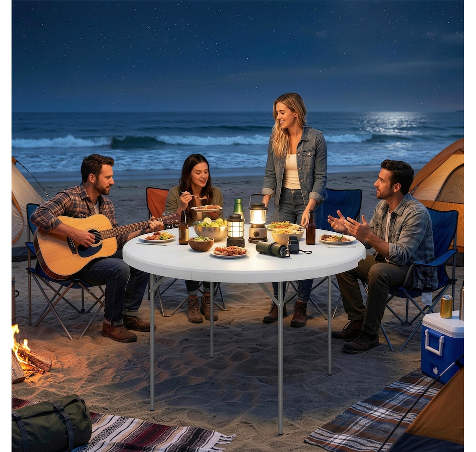 Image 980745_ALTMORE17.jpg, Product 980-745 / Price $119.99, Outsunny 4ft Folding Picnic Table with Anti-Slip Foot Pads from Outsunny on TSC.ca's Health & Fitness department