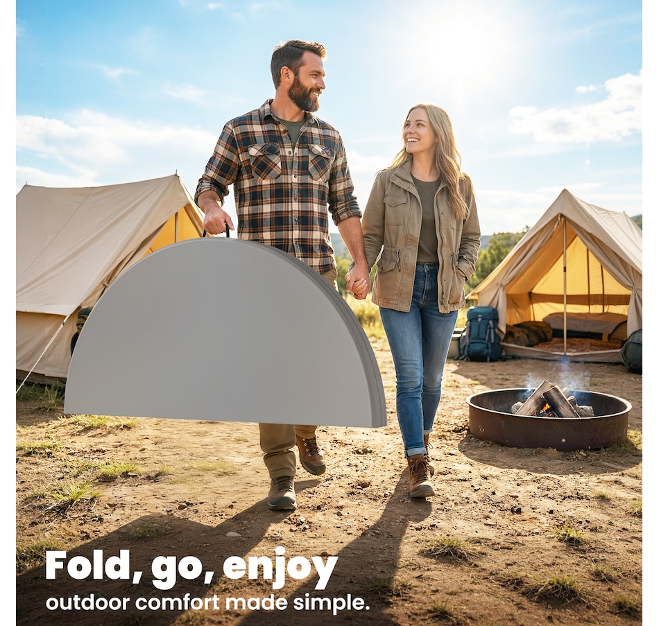 Image 980745_ALTMORE4.jpg, Product 980-745 / Price $119.99, Outsunny 4ft Folding Picnic Table with Anti-Slip Foot Pads from Outsunny on TSC.ca's Health & Fitness department