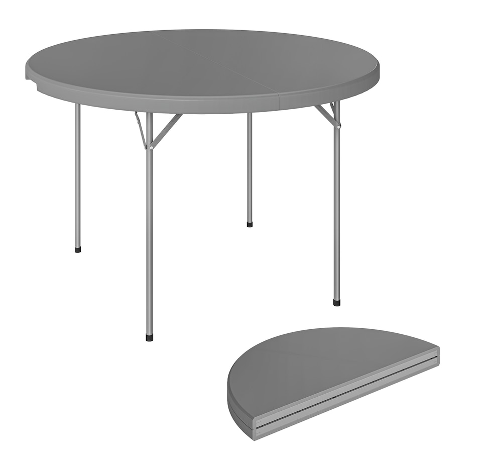 Image 980745_ST01.jpg, Product 980-745 / Price $119.99, Outsunny 4ft Folding Picnic Table with Anti-Slip Foot Pads from Outsunny on TSC.ca's Health & Fitness department