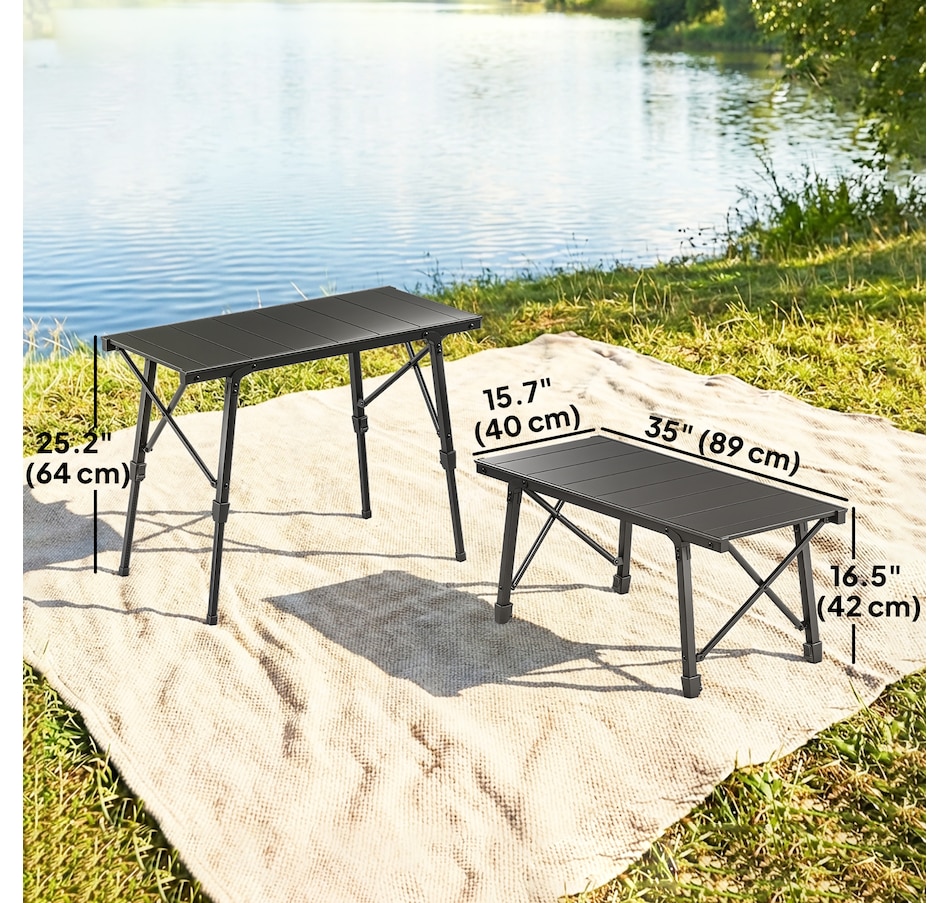 Image 980755_ALTMORE2.jpg, Product 980-755 / Price $89.99, Outsunny Picnic Table Folding with Removable Plates for Outdoor from Outsunny on TSC.ca's Health & Fitness department