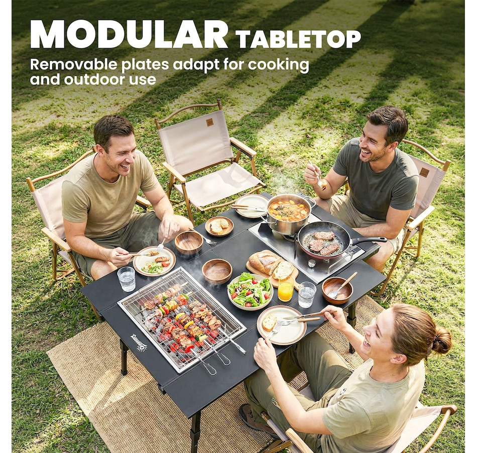 Image 980755_ALTMORE3.jpg, Product 980-755 / Price $89.99, Outsunny Picnic Table Folding with Removable Plates for Outdoor from Outsunny on TSC.ca's Health & Fitness department
