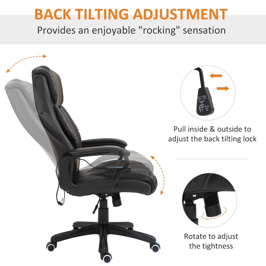 Image 980784_ALTMORE15.jpg, Product 980-784 / Price $176.99 - $179.99, Vinsetto High Back 6 Points Vibration Massage Executive Office Chair from Vinsetto on TSC.ca's Home & Garden department