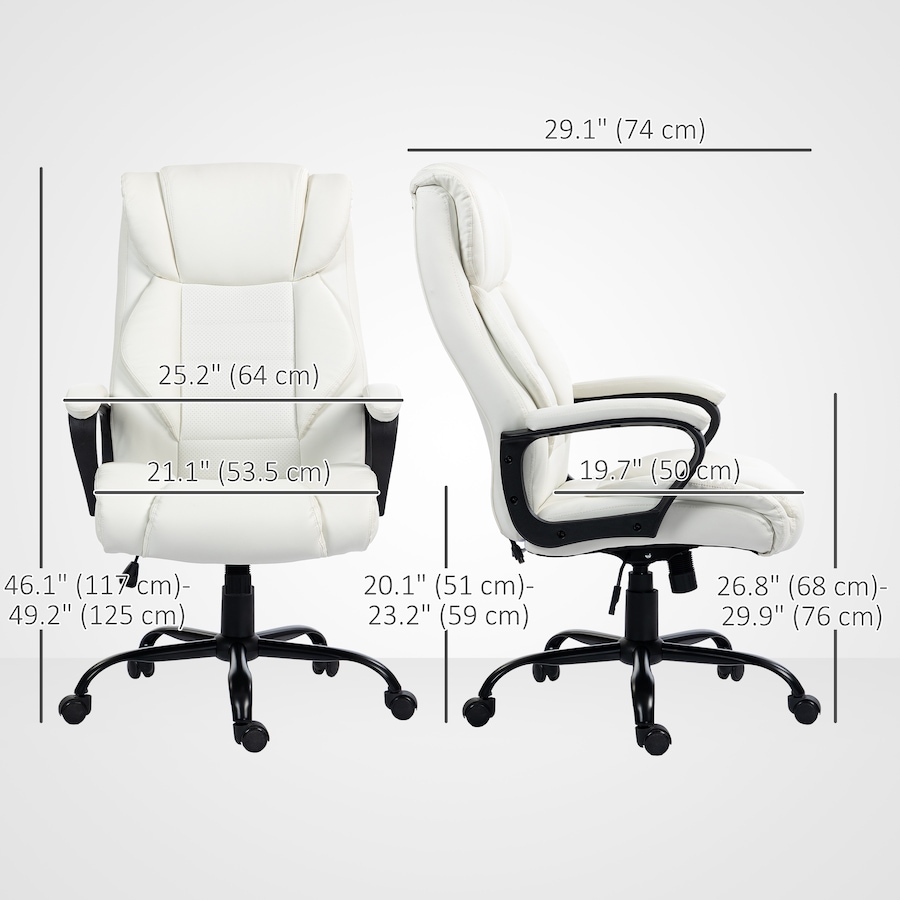 Image 980784_ALTMORE2.jpg, Product 980-784 / Price $176.99 - $179.99, Vinsetto High Back 6 Points Vibration Massage Executive Office Chair from Vinsetto on TSC.ca's Home & Garden department