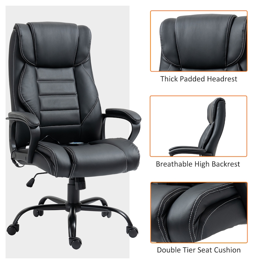 Image 980784_ALTMORE22.jpg, Product 980-784 / Price $176.99 - $179.99, Vinsetto High Back 6 Points Vibration Massage Executive Office Chair from Vinsetto on TSC.ca's Home & Garden department