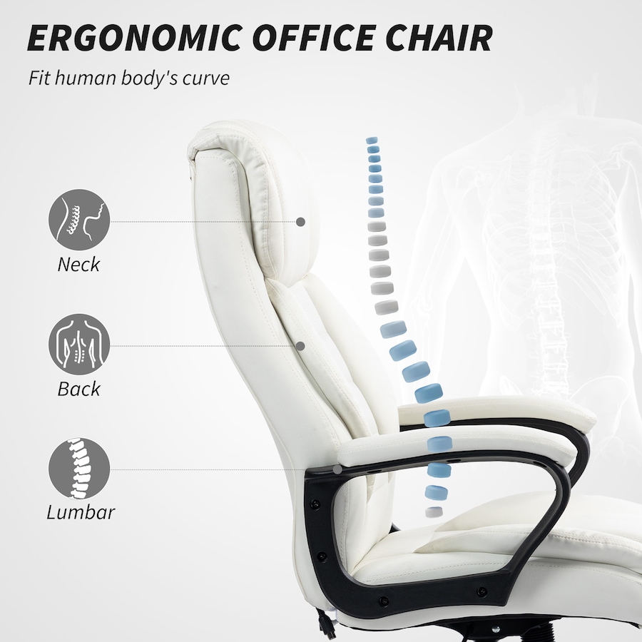 Image 980784_ALTMORE3.jpg, Product 980-784 / Price $176.99 - $179.99, Vinsetto High Back 6 Points Vibration Massage Executive Office Chair from Vinsetto on TSC.ca's Home & Garden department
