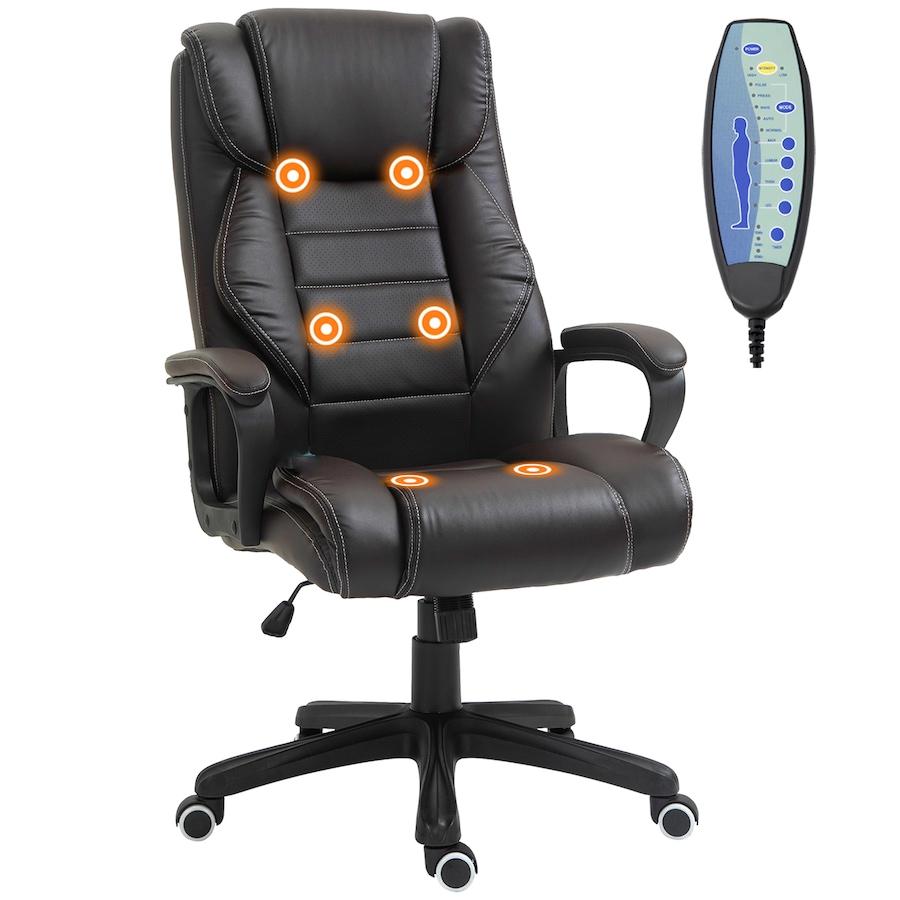Image 980784_ST02.jpg, Product 980-784 / Price $176.99 - $179.99, Vinsetto High Back 6 Points Vibration Massage Executive Office Chair from Vinsetto on TSC.ca's Home & Garden department