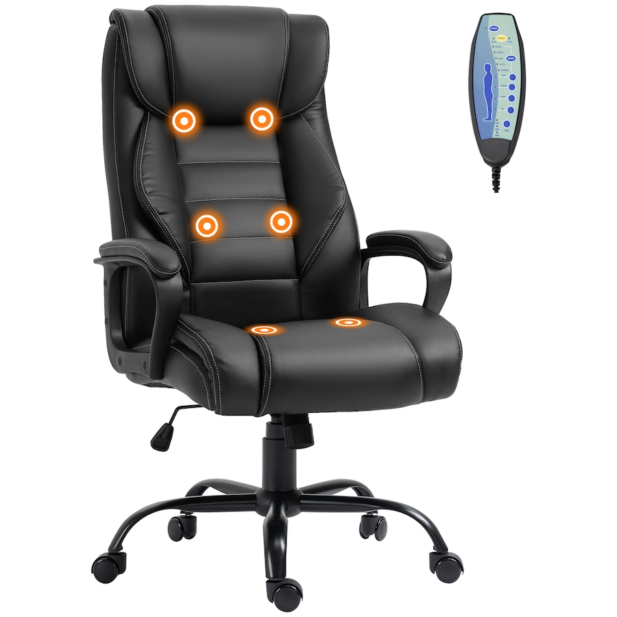 Image 980784_ST03.jpg, Product 980-784 / Price $176.99 - $179.99, Vinsetto High Back 6 Points Vibration Massage Executive Office Chair from Vinsetto on TSC.ca's Home & Garden department